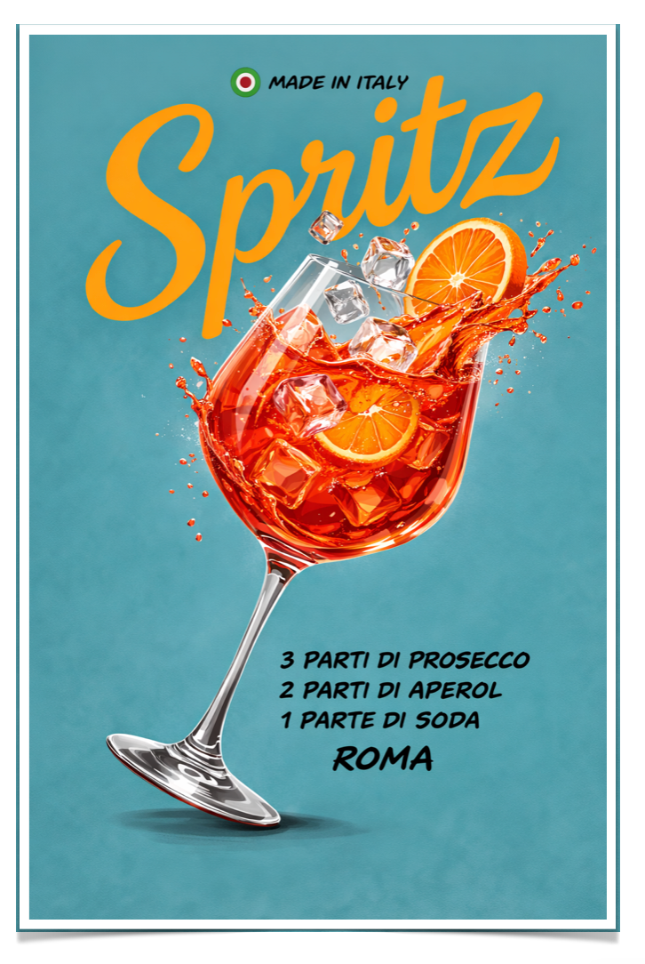 Poster Spritz Drink