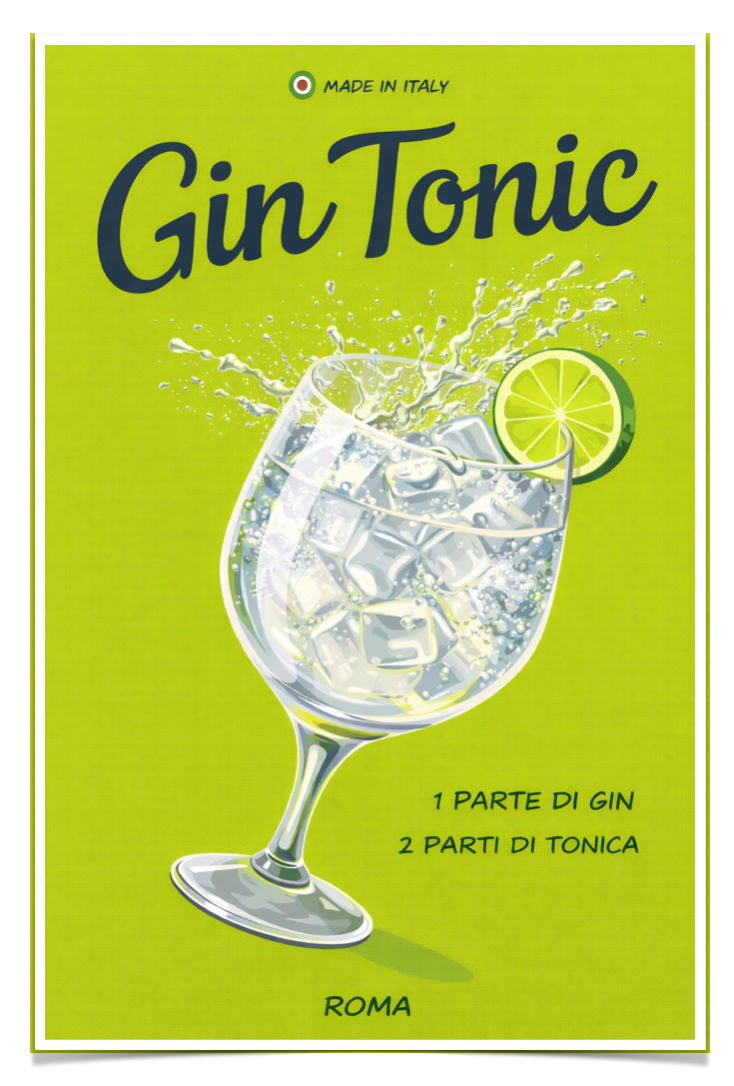Poster Gin Tonic