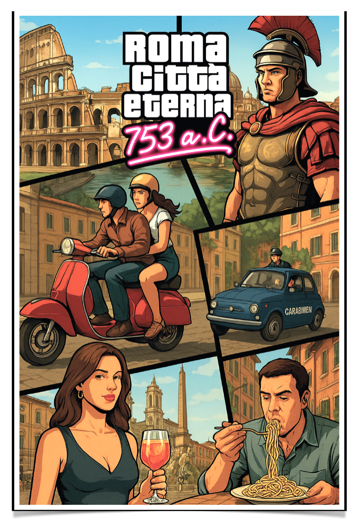 Poster GTA Roma
