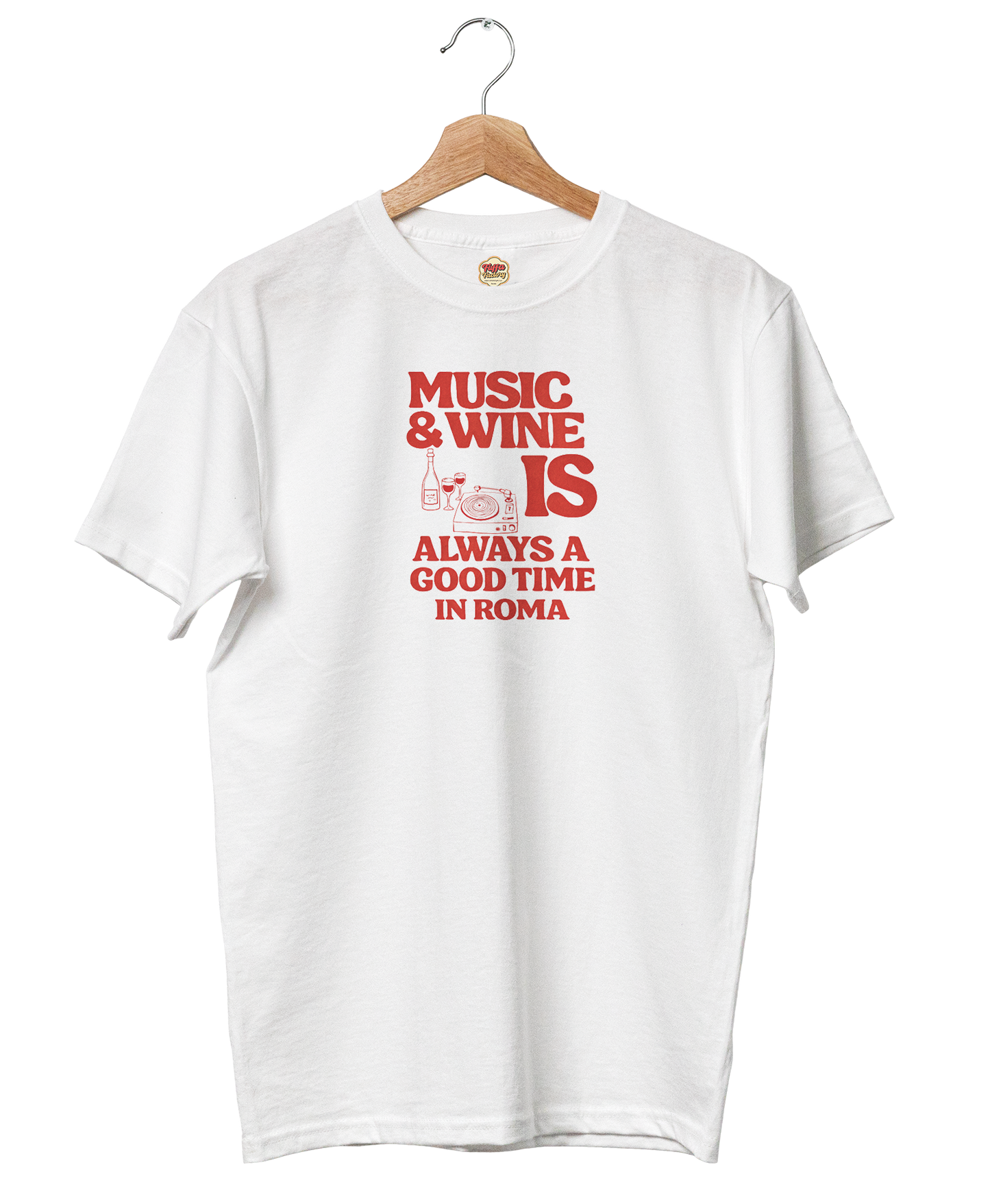 T-shirt Music e Wine