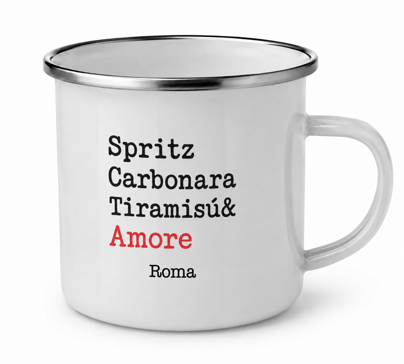 Tazza Spritz, Carbonara, Tiramisù e Amore