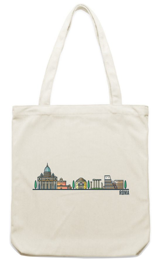 Borsa Velluto Skyline