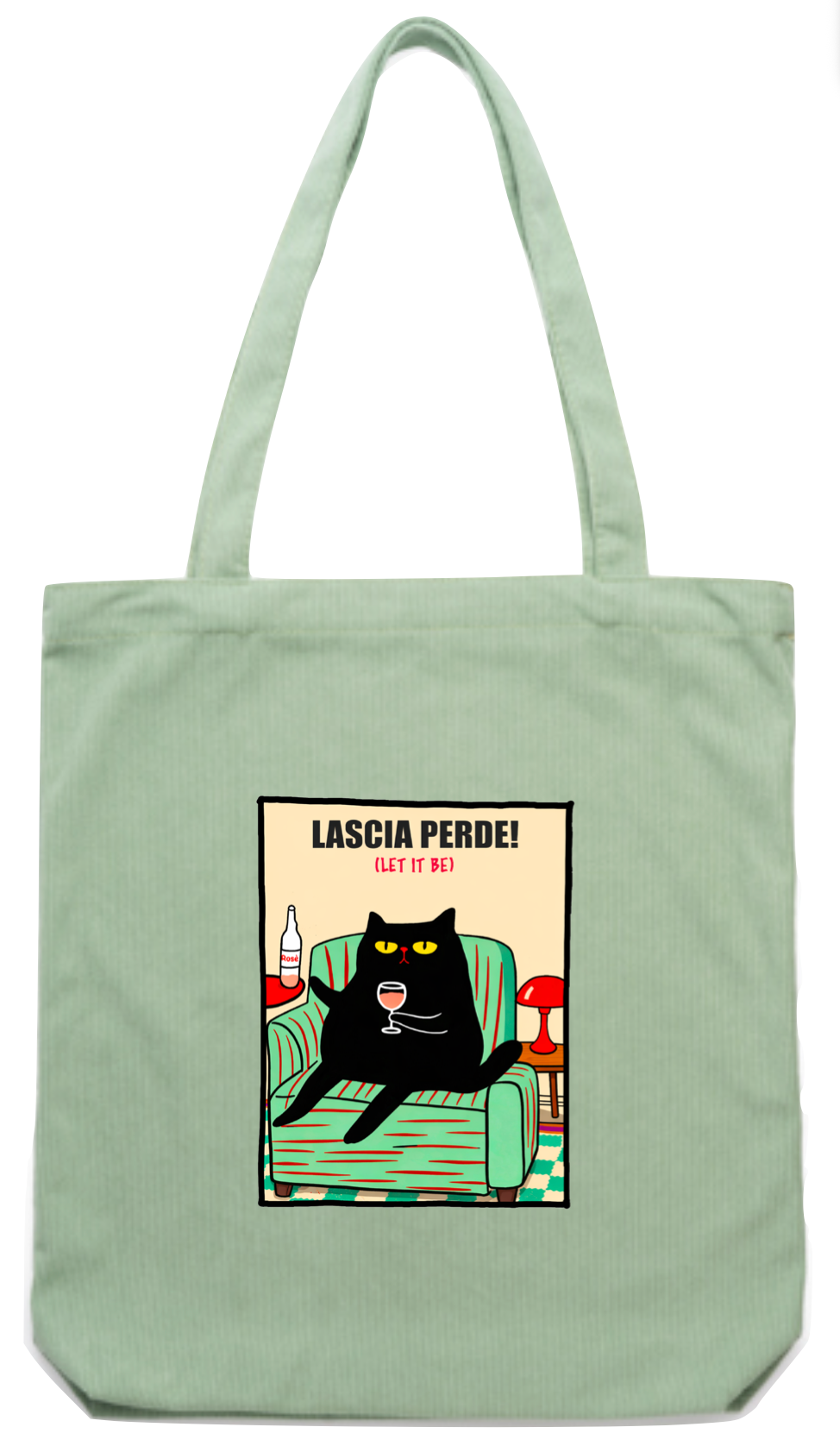 Borsa Velluto Lascia Perdere