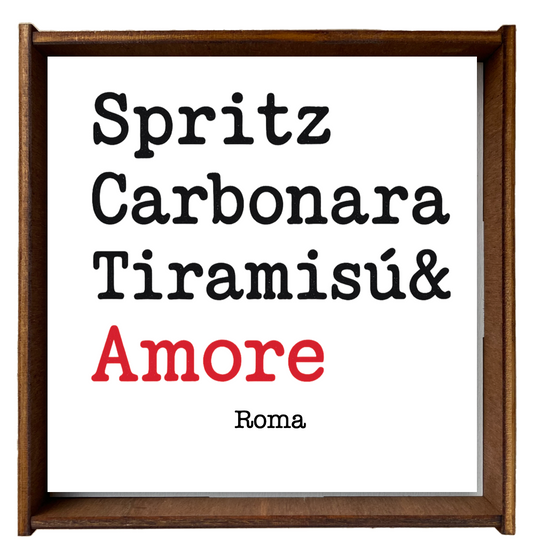 Picture Spritz, Carbonara, Tiramisù e Amore