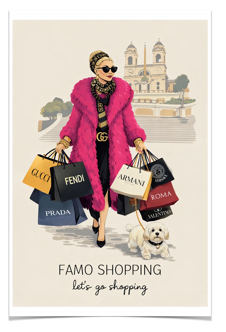 Poster Famo Shopping