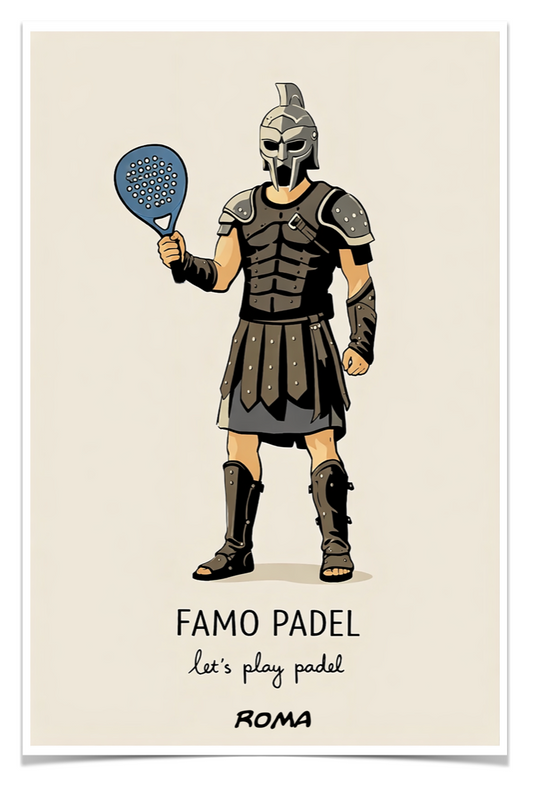 Poster Famo Padel
