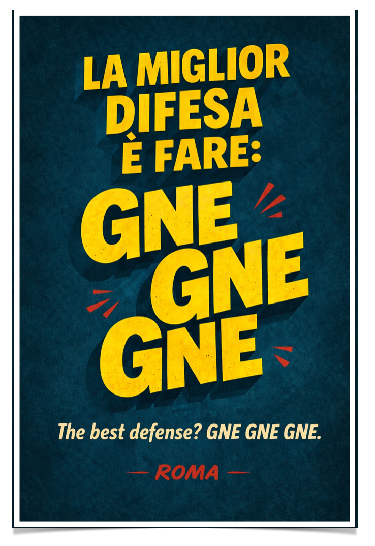 Poster Gne Gne Gne