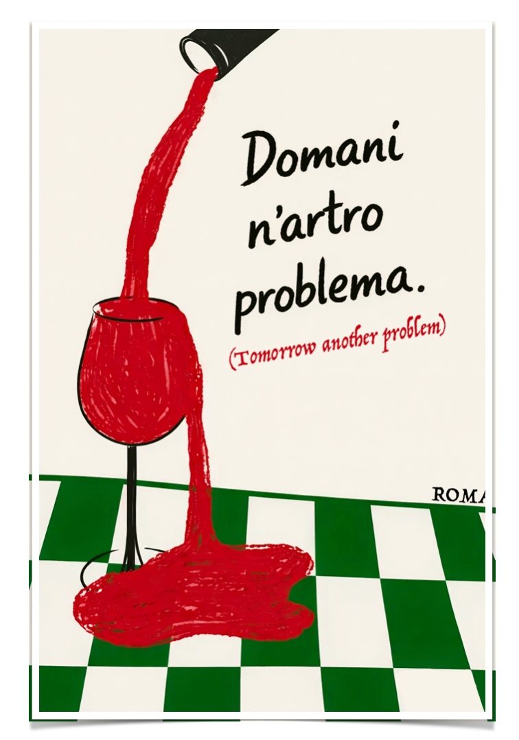 Poster Domani n'artro problema.