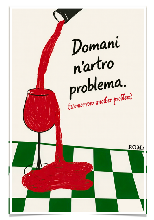 Poster Domani n'artro problema.