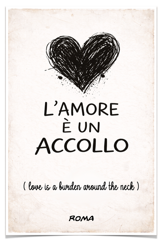 Poster L'Amore è un Accollo
