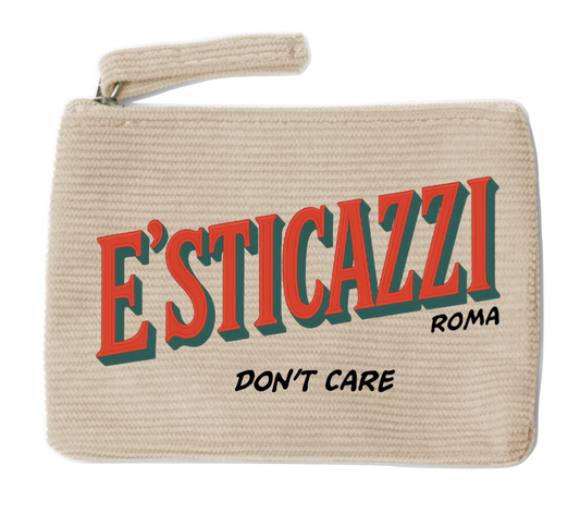 Borsellino velluto E'Sticazzi