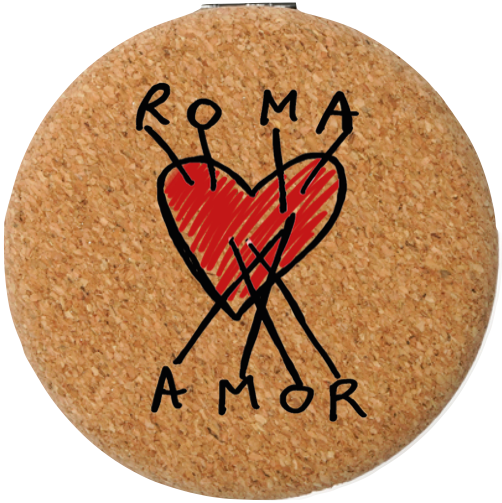 Specchio tascabile Roma Amor