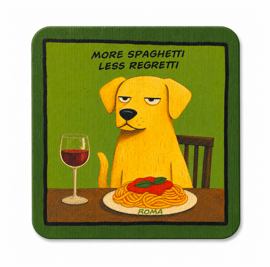 Coaster More Spaghetti Less Regretti